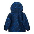 thumbnail image 2 of Toddler Boys Windbreaker Fleece Lined Casual Outerwear Winter Warm Kids Lightweight Zipper Hooded Jacket Waterproof Windproof Coat for 3-12 Years, 2 of 5