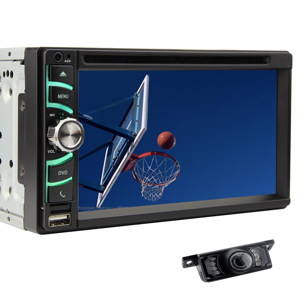 HD Touch Screen 800*480 6.5 Inch TFT Digital Car DVD Stereo Video