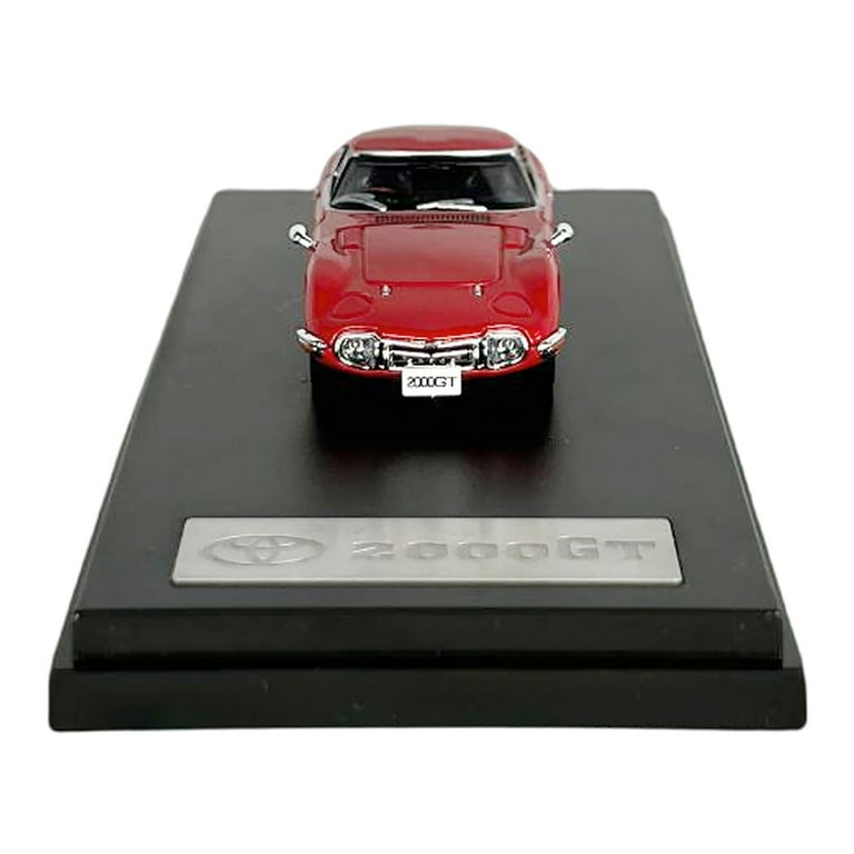 Toyota 2000GT RHD (Right Hand Drive) Red 1/64 Diecast Model Car by