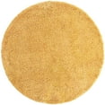 thumbnail image 6 of Unique Loom Davos Shag Collection Area Rug - Solid (5' 3" Round Sun Yellow), 6 of 7