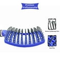 thumbnail image 6 of VONTER Curved Vented Hair Brush,Vent Brush, Styling for Thick Long Hair, Detangling Massage Brush for Women or Men,Vent Detangling Dryer Brush ,Fast Drying Blow Dryer Brush Wet/Dry-Blue, 6 of 7