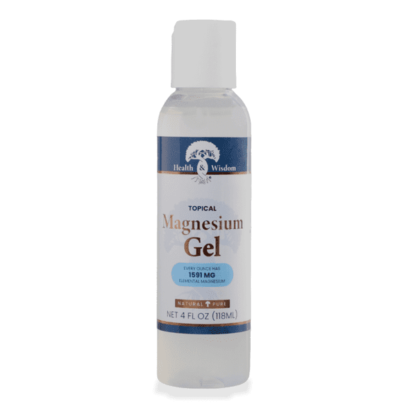 Health and Wisdom - Magnesium Gel with Seaweed Extract - 4 fl. oz.
