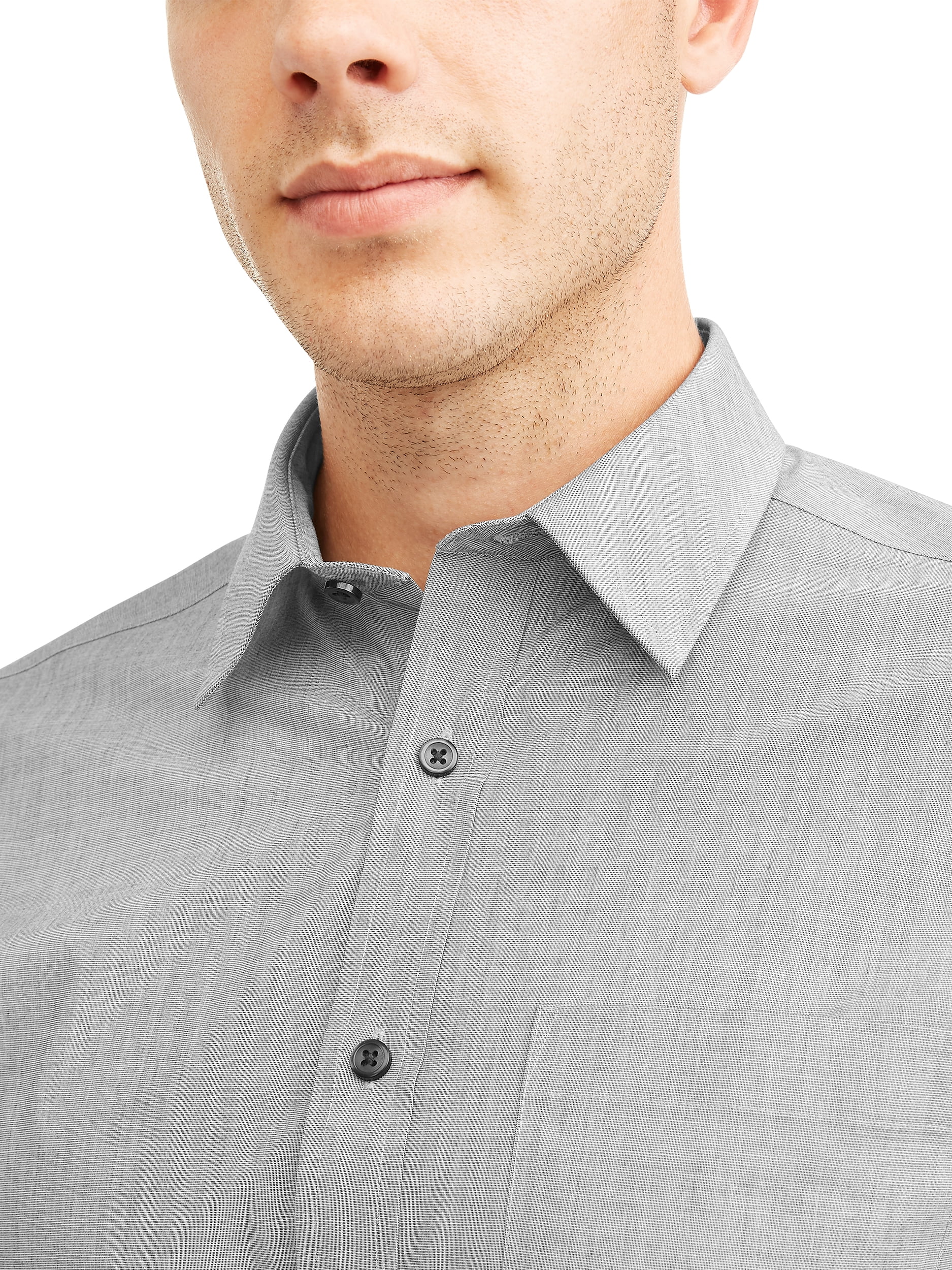 George Men's Long Sleeve Performance Dress Shirt, Up to 3XL