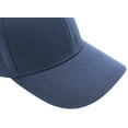 thumbnail image 4 of Navy Velcro closure unisex casual baseball cap, 4 of 7