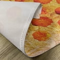 thumbnail image 5 of Ambesonne Orange Place Mats Set of 4, Grunge Rose Floral Art, Standard Size, Orange Tan, 5 of 6