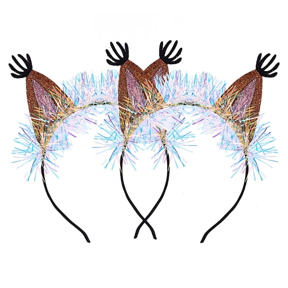 TELOLY Orange Squirrel Ear Headband for Kids Chipmunk Ears-2Pcs