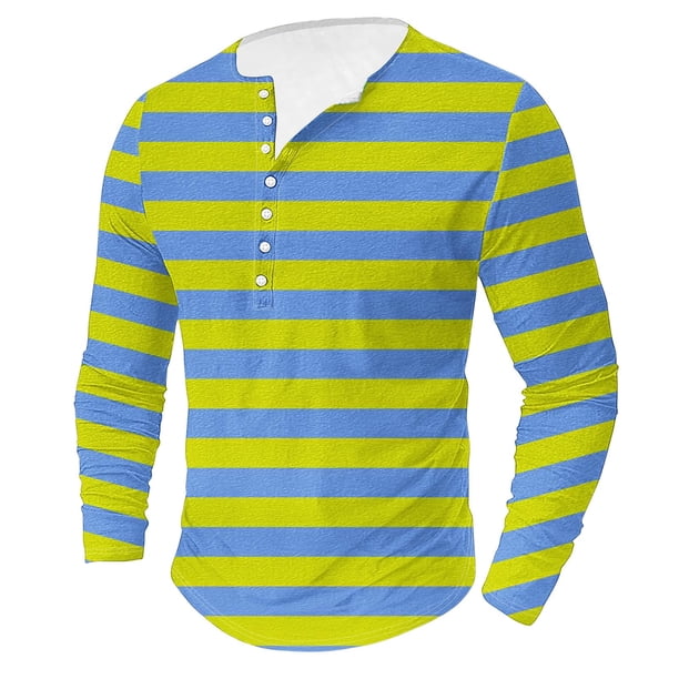 Blusas y camisas de manga larga con cuello redondo para hombre, estilo casual, cuello redondo, estampado, para fitness, deportes, manga larga, blusa de poliéster.