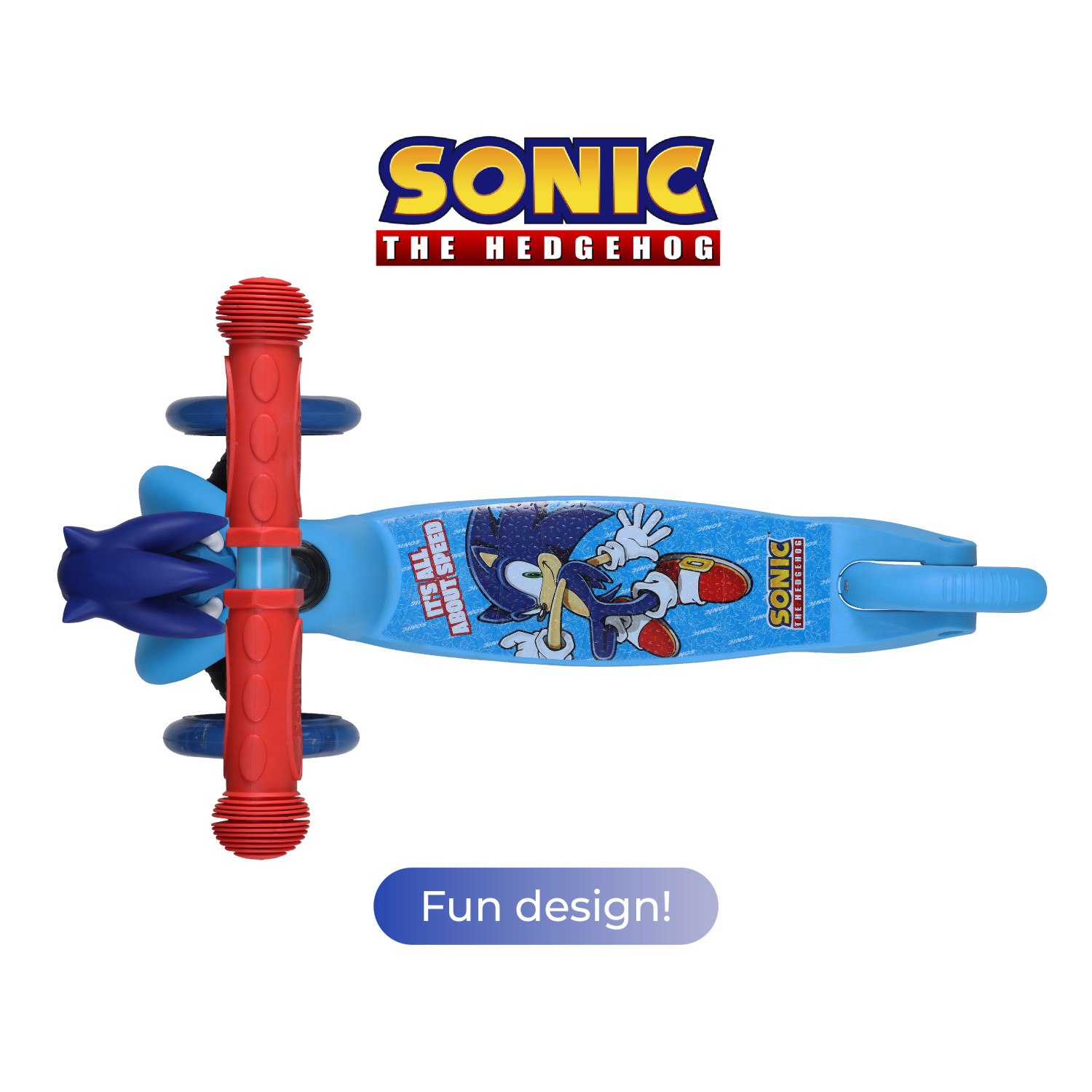 Sonic Ride-N-Glide Buddies 3D Toddler Scooter photo 7