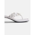thumbnail image 6 of Scoop Women's Paillette Thong Kitten Heel Sandals, 6 of 7