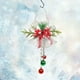 thumbnail image 4 of Campanas navideñas, adornos para árboles de Navidad, escaparates de centros comerciales, adornos colgantes dobles para fiestas., 4 of 4
