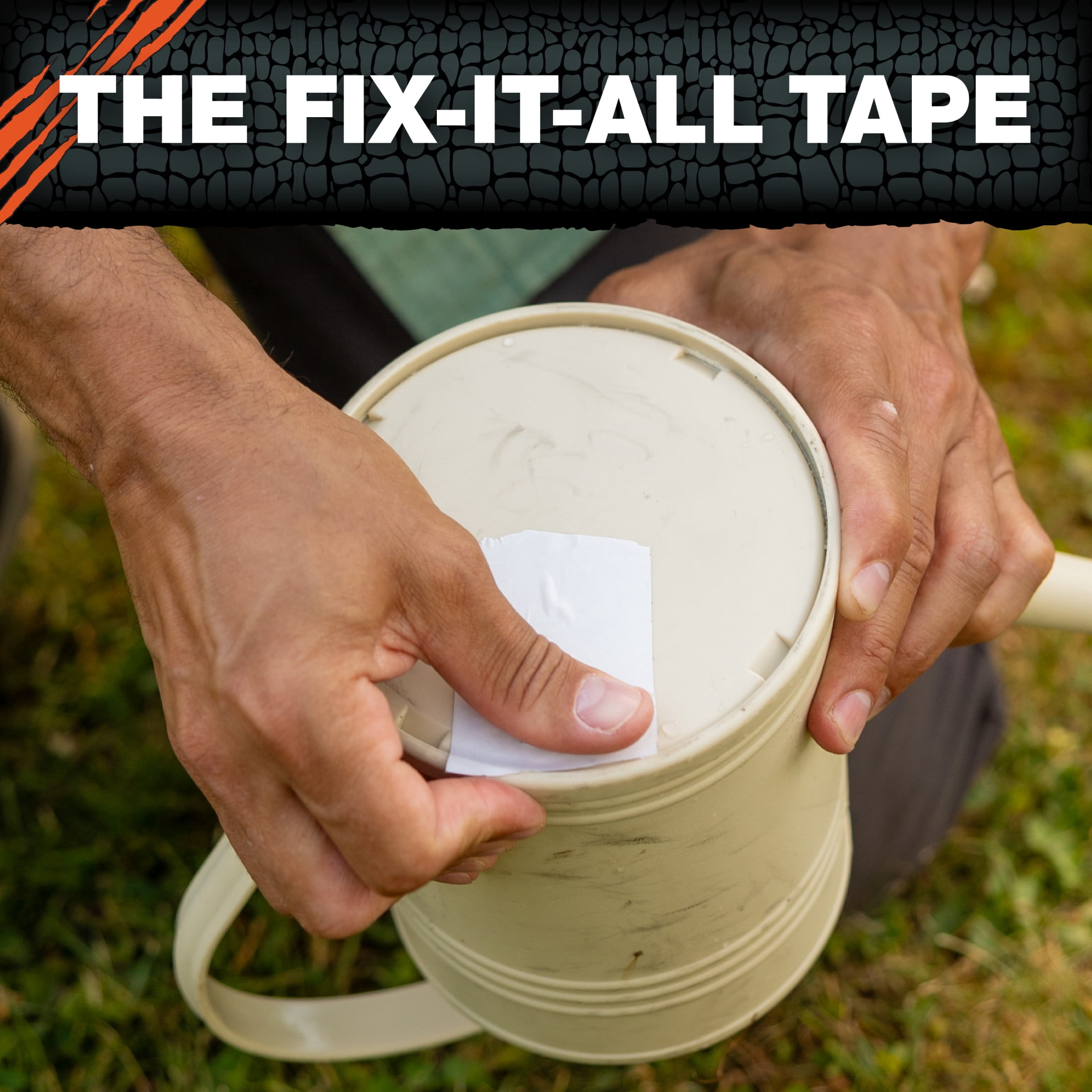 (8 pack) T-Rex Ferociously Strong White Waterproof and Repair Tape 1.88 in x 10 yd