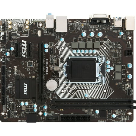 MSI B150M PRO-D Desktop Motherboard - Intel B150 Chipset - Socket H4 LGA-1151 - Micro ATX - 1 x Processor Support - 32 G