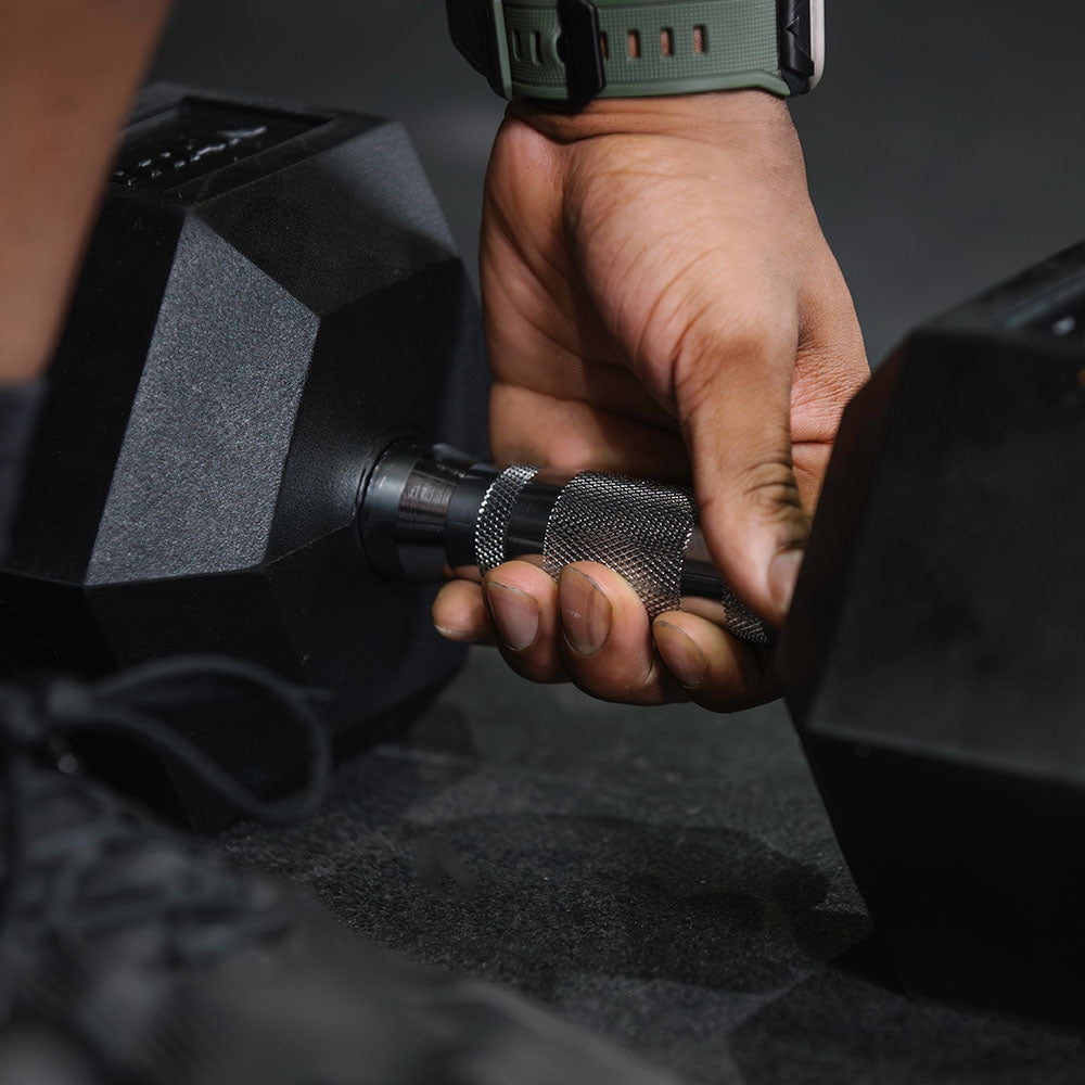 Titan Fitness 80 LB Pair Free Weights, Black Rubber Coated Hex Dumbbell, Ergonomic Cast Iron Handle, Strength Training