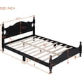 thumbnail image 2 of Platform Bed Frame Full Size, Retro Wooden Slat Support Bed with 550 lbs Load Capacity, No Box Spring Needed, Easy Assembly Rustic Bedroom Furniture (Multiple Sizes Available), 2 of 18