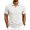 White, variant on Mens Polo Short Sleeve Casual Summer Structured Collar Fashion Relaxed Fit Dressy Polo, 3XL