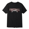thumbnail image 3 of Men's Plus Size T-Shirts Football Printed Crew Neck Short Sleeved T Shirt Graphic Tees Athletic Sport T-Shirt, 3 of 3