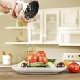 thumbnail image 4 of Stainless Steel And Glass, Elegant Design: Ceramic Grinder, Fresh Spices, Adjustable Coarseness, Non-Corrosive, Bpa Free, Tightly Sealed Lid, Refillable, Big Clear Bottle, User, 4 of 6