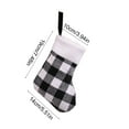 thumbnail image 3 of ToyKingdee Christmas Stockings - Buffalo Plaid Christmas Stockings Fireplace Hanging Stockings for Family Christmas Decoration Holiday Season Party Decor, 3 of 6
