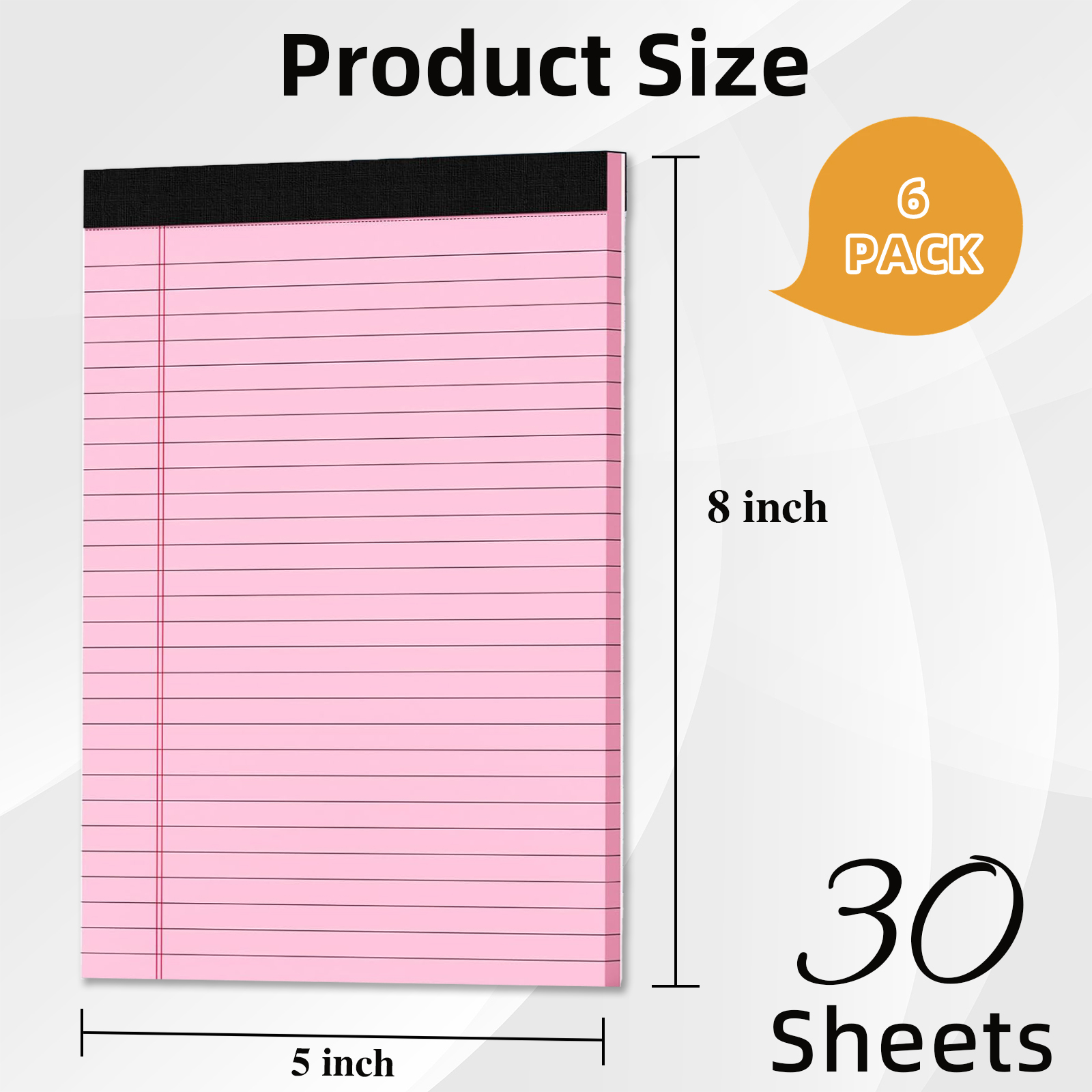 AGCAN Premium Colored Legal Pads, 6 Pack photo 7
