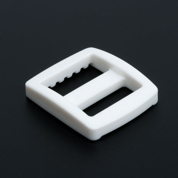 3/4 Inch White YKK® Wide Mouth Heavyduty Triglide Slides, 25 Pack