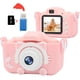 thumbnail image 2 of Cámara digital para niños + Funda Pink Cat + Tarjeta de alta velocidad con capacidad para pies de 32G MFZFUKR  WMZL-1117-2, 2 of 8