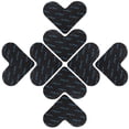 thumbnail image 1 of HEALEEP 8Pcs Household Rug Tape Black Double Sided Carpet Pad Tape for Stable Carpet Fixing, 1 of 8