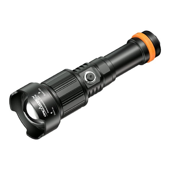 OrcaTorch ZD710 2700 Lumens Zoomable Dive Light