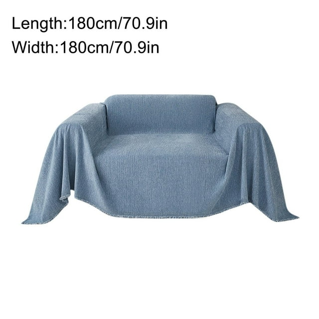 Housse de Sofa à Chevrons Quatre Saisons, Mélange de Coton de Qualité Supérieure, Imperméable, Conception Respirante, Décor Moderne, pour Salon, Protection Durable, Entretien Facile, Confort Toutes Saisons, Maison Familiale, Akmoler