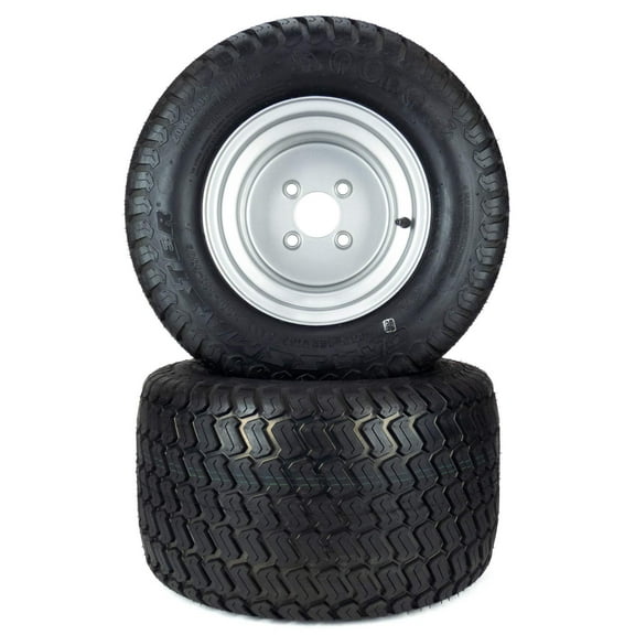 (2) Turf Tire Assemblies 20x12.00-10 Hustler Fastrak Raptor SD 54" 60" 601349