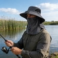 thumbnail image 6 of Solar Protective Fan Hat, Outdoor Solar Powered Fan Hat with 360° Rotating Fan, Rechargeable USB & Solar Charging for Fishing, Hiking, and Camping, Breathable Mesh Design, Comfortable All-Day Use, 6 of 6