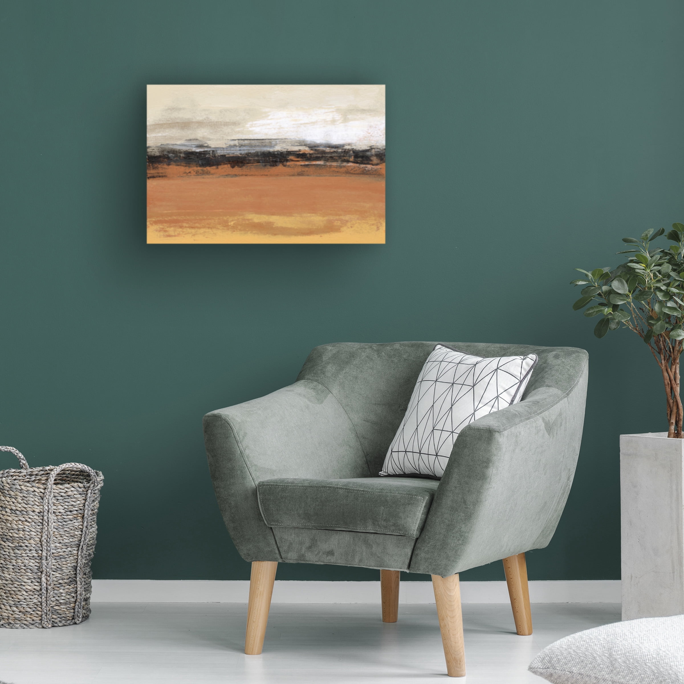 Sharon Gordon 'Bridges Ochre I' Canvas Art