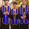 thumbnail image 3 of ZOUSSIQI Graduation Stoles - Graduation Shawl Stole, Colorful Graduation Sashes, Graduate Stole | 72-Inch Long Unisex Plain CA919-35459, 3 of 9