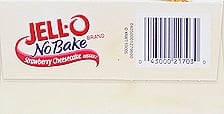 Kraft Foods Jello Strawberry Fruit Cheesecake
