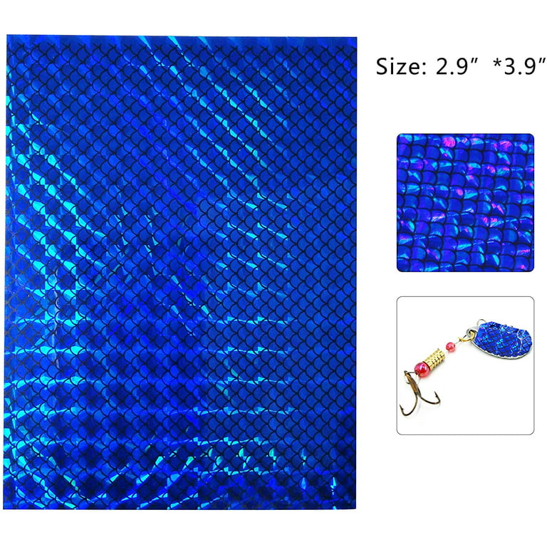 Fishing Lure Sticker Fish Scales Tape Tackle Fishing Fly Tying Lures Crafts  DIY 20PCS 