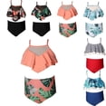 thumbnail image 2 of Esaierr Maillot de Bain pour Filles, Mode Imprimée, Séchage Rapide, Rafraîchissant, 2-12 Ans, 2 of 6
