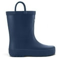 thumbnail image 2 of Kushyshoo Kids Rubber Rain Boots Navy Matte Boots with Handles 3M, 2 of 7