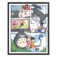 thumbnail image 2 of Cuadros Decorativos Bordado completo Hilo de algodón ecológico 16CT Impreso Totoro Kit de punto de cruz (AEE-090) Wdftyju  de costura negro 4 estilos, 2 of 9