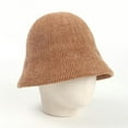 thumbnail image 2 of Classic Corduroy Bucket Hat for Women Warm Fishing Hat Womens Bucket Hat Cowgirl Hat Accessories for Outdoor Travel, 2 of 7