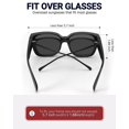 thumbnail image 4 of Gafas de sol Myiaur para mujeres, polarizadas UV400 para usar sobre lentes, 4 of 6