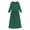 AB286 Army Green, variant on Tisuna Kids Long Sleeve Dress Girls Breathable Solid Color Dresses Little Girls Casual Wear Crewneck Long Dress Size 5-6 Years