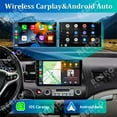 thumbnail image 4 of 2G+64G Car Stereo Radio with Wireless Apple CarPlay Android Auto for Kia Rio 2005-2011 Android 13 Radio 9" Touch Screen Bluetooth Car Radio with GPS Navigation HiFi WiFi FM RDS Audio AHD Backup Camera, 4 of 14