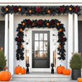 thumbnail image 5 of Halloween Pumpkin Garland 68 Inch Fall Leaf Decor For Mantle Staircase Porch Indoor Outdoor Autumn Thanksgiving Multicolor Party Decoration, 5 of 6