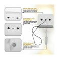 thumbnail image 2 of Lámpara de pared con cable enchufable para pasillo de cafetería, decoración moderna para el hogar con cabezal giratorio y LED de ahorro de energía, ángulo de iluminación ajustable ideal para varios, 2 of 5