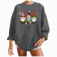 thumbnail image 3 of Towmus Christmas Sweaters for Women Funny Festive Womens Christmas Old Men Sweaters Loose Fit Cute Winter Long Sleeve Tops Casual Pullover Shirts, 3 of 6