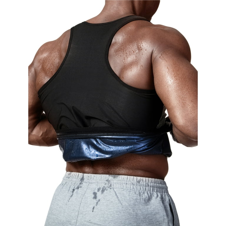 SAYFUT Men's Workout Vest Sweat Sauna Suit Slimming Tanks Waist Trainer Gym  Shapewear Tank Tops Body Shape Keep Thermal Underwear Black S - 3XL 
