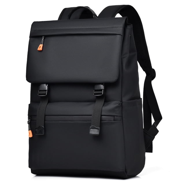 Mochila negra Premium impermeable con carga USB