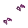 thumbnail image 2 of Vogacara Copa de rueda trasera de 2 piezas, gran Material de dirección, tipo C, práctico para instalar, cambio directo decorativo para modelo RC Violeta 2piezas Vogacara CBP203207, 2 of 5