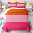 thumbnail image 2 of Erosebridal Line Geometric Print Twin Quilt Set,Mid-Century Lines Twin Coverlet Set,2pcs,1 Bedspread and 1 Pillowcase, 2 of 7