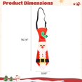 thumbnail image 4 of Corbata navideña ajustable con purpurina, corbata elástica navideña para pequeños adultos, divertida corbata navideña novedosa para el cuello, decoración navideña para el hogar, suministros para fiest, 4 of 5