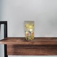 thumbnail image 3 of IH Casa Decor Cylinder Led Painted Glass Decor Floral Garden 6.75", 3 of 3